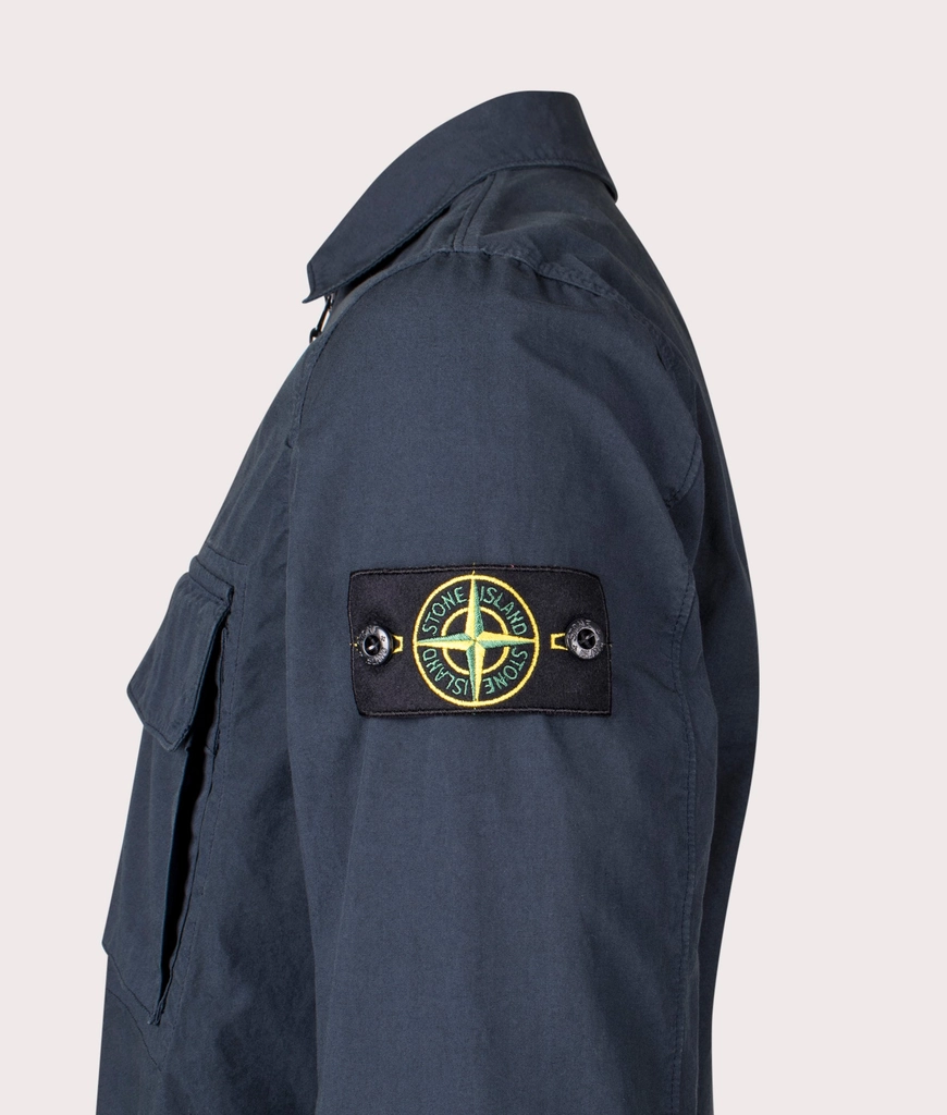 Stone Island Mens Canvas Weave Overshirt
